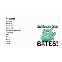 Small Intestine Cancer BITES Business Cards
