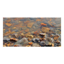 Small Pebbles in the Water Photo Cards