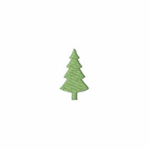 Small Pine Tree embroidered shirts