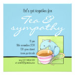 Small Pleasures blue Invitation
