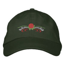 Small Rose with keyboard Baseball Cap