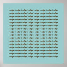 small sharks patterning print
