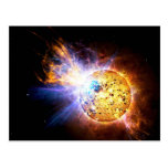 Small Star Large Flare Postcards