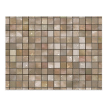 Small Tan Floor Tile Background Post Card
