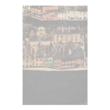 Small Town,  By Schiele, Egon Custom Stationery