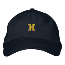 Small X Embroidered Baseball Cap