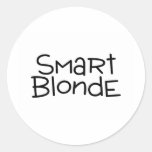 Smart Blonde Sticker