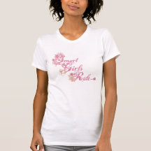 Smart Girls Rule pink T-shirt