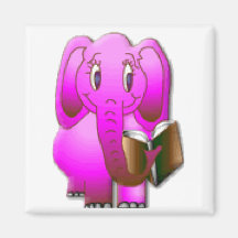 Smarter Elephant Refrigerator Magnets