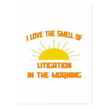 Smell of Litigation in the Morning Post Card