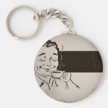 Smell The Coffee Key Chain