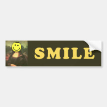 Smile Bumper Sticker