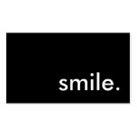 smile. business card templates