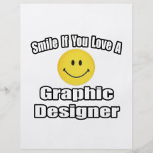 Smile If You Love A Graphic Designer Custom Flyer