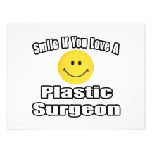 Smile If You Love A Plastic Surgeon Custom Invitation