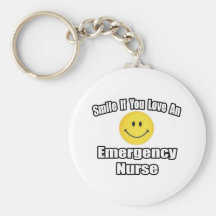 Smile If You Love An Emergency Nurse Key Chains