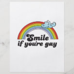 SMILE IF YOU'RE GAY FLYERS