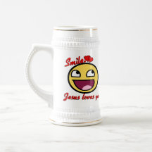 SMILE JESUS LOVES YOU MUG