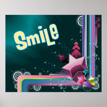 Smile Pop Art Colassal Canvas Print