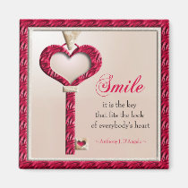 Smile Quote Motivational Magnet magnets