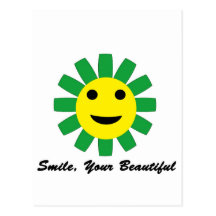 Smile Your Are Beautiful Post Cards