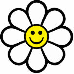 Smiley Daisy Photo Cutouts