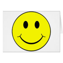 smiley face greeting card
