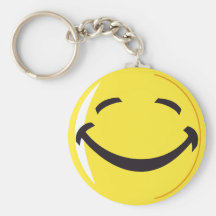 Smiley face keychain