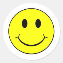 smiley face sticker