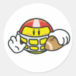 Smiley Football Stickers