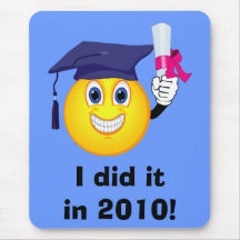 Smiley Graduate Mouse Pad