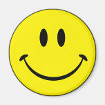 Smiley Happiness Face Refrigerator Magnet
