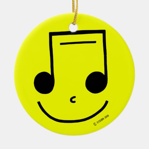 Smiley Notes Ornament