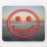Smiley - Pink Pop-eyed Smiley Mouse Pad