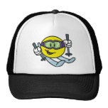 Smiley Skiing Trucker Hat