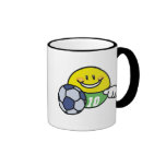 Smiley Soccer Coffee Mugs