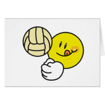 Smiley Volleyball Card