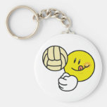 Smiley Volleyball Keychains