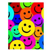 SMILEYS COLLAGE POST CARDS