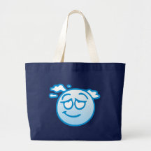 Smilie smiley Wolkenkopf cloud head Taschen