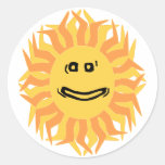 smilin' sun stickers
