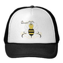 Smiling Bumble Bee Queen Bee Hat