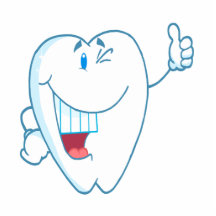 Smiling Clean Tooth Cartoon Character Thumbs Up.ai Photo Sculpture