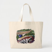 Smiling Cycloptic Dragon Bag