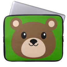 Smiling Kuma Computer Sleeves