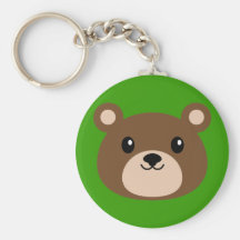 Smiling Kuma Key Chain