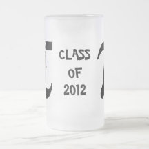 Smiling Pi Class of 2012 Frosted Glass Mug