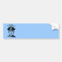 Smiling Policeman. Officer Humour Bumper Sticker
