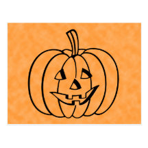 Smiling Pumpkin. Post Cards