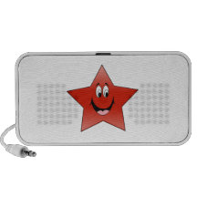 Smiling Red Star iPhone Speakers